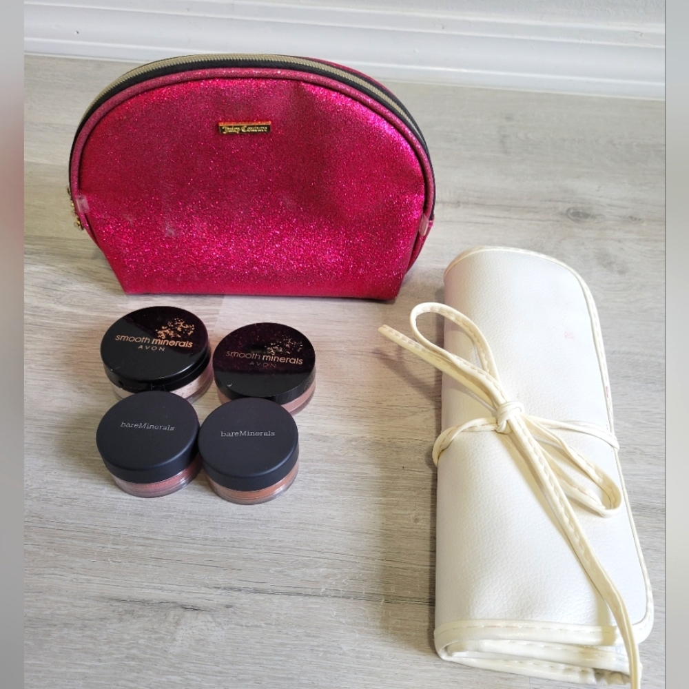 Makeup Bundle w/ Bag & Brush Pouch